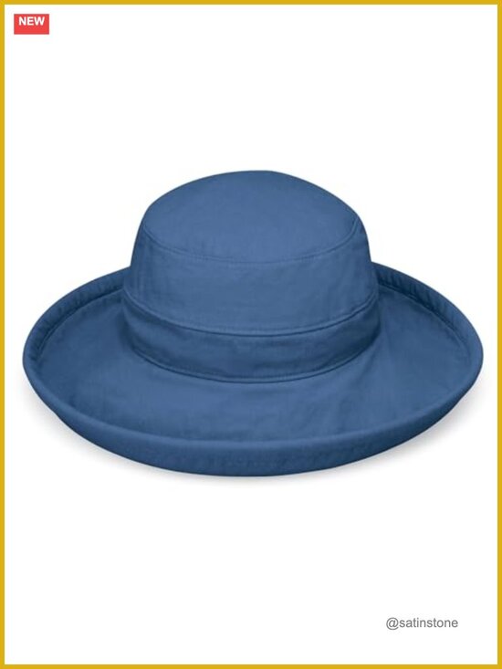 UPF 50+ Sun Hat - Wide Brim, Packable, Adjustable, Cotton Canvas main image 5